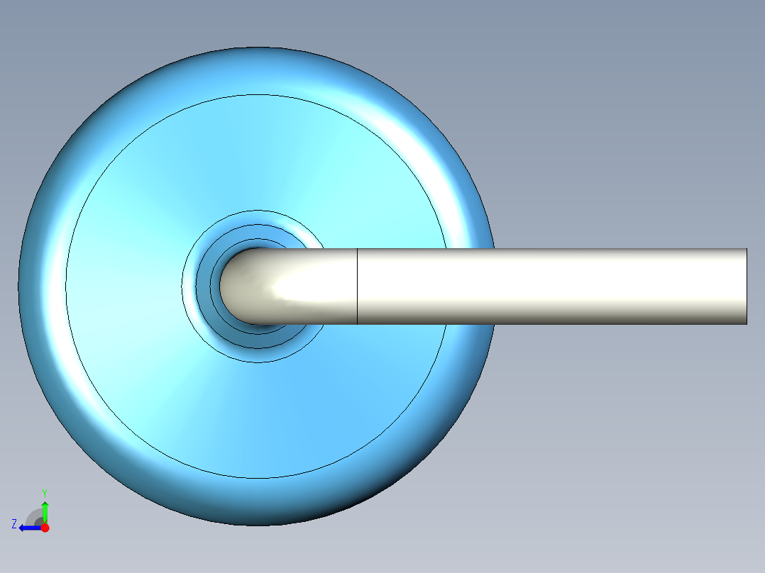 无源元件封装-RES-1W-H-MF右视图