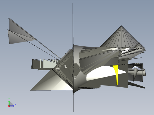 AGV小车AG舵轮搬运车AGV机器人AGV模型3D模型机械设计左视缩略图
