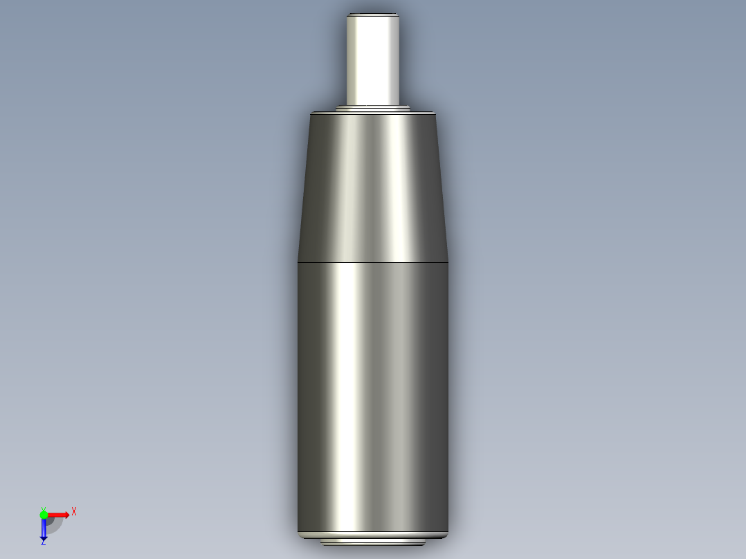 把手(回转)1500-3D多系列多零件图纸模型俯视图