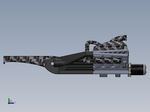 F1涡轮混合V6发动机和变速箱左视缩略图