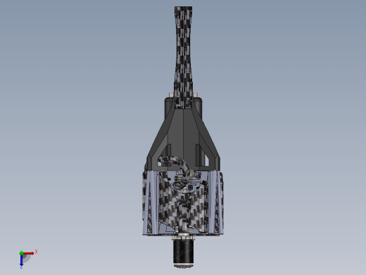 F1涡轮混合V6发动机和变速箱俯视缩略图