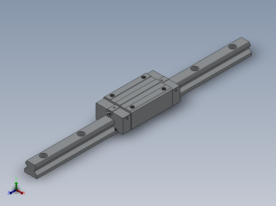 滑块HGH20HA主视图
