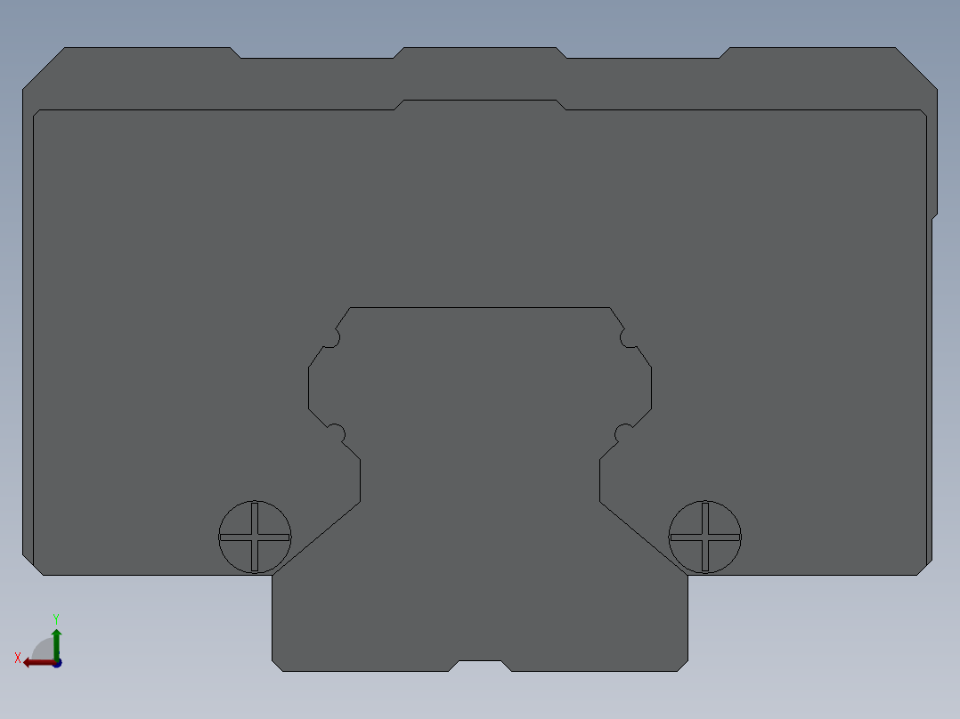 滑块HGH20HA后视图