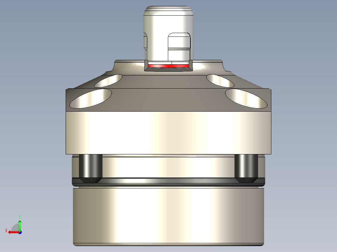 KOSMEKSFA2000-M2N-110多系列多零件图纸模型多系列多零件图纸模型后视图