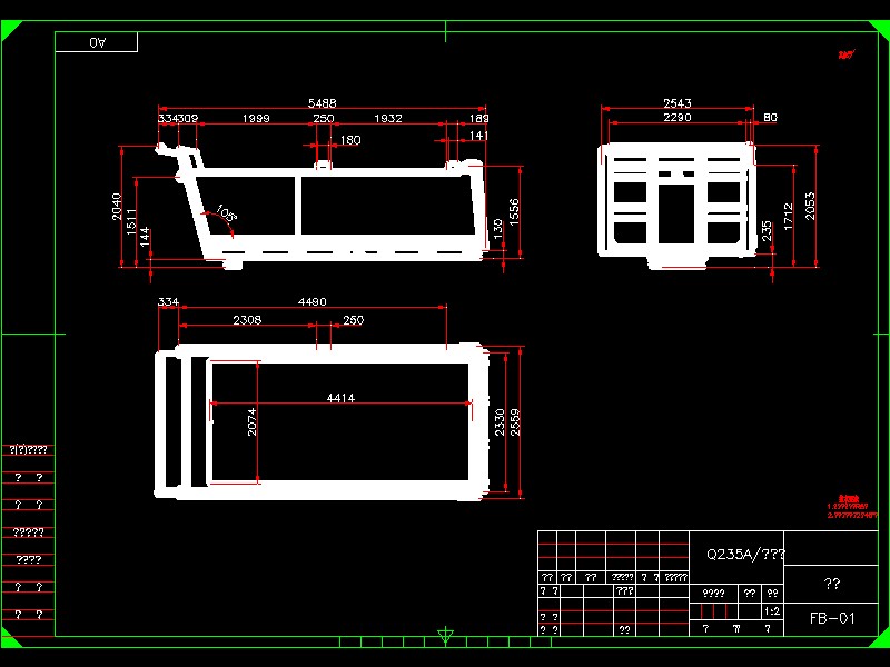 Q394-电动防爆胶轮车设计