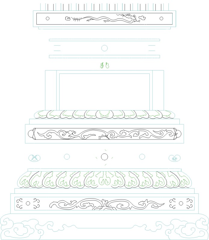 最新整合_300多套古建筑中式构造cad图（比较详细）