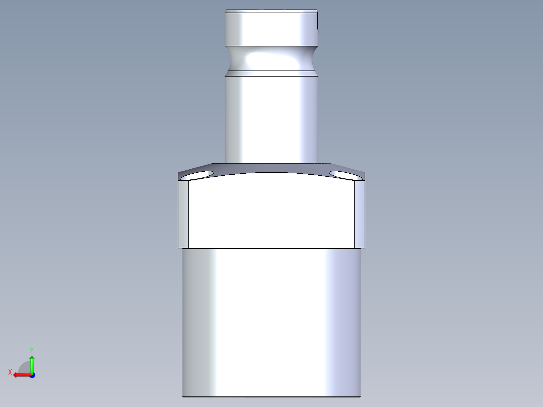 KOSMEKLG1050-SR-F多系列多零件图纸模型后视图