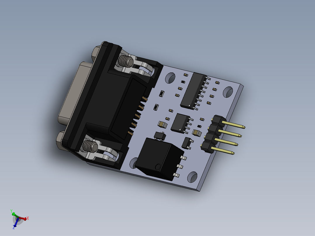 RS232转TTL（UART）电源隔离模块