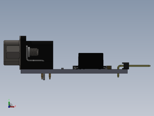 RS232转TTL（UART）电源隔离模块前视缩略图