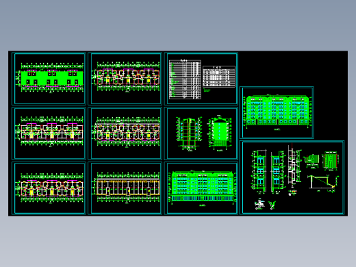 住宅底框＋砖混建筑图纸