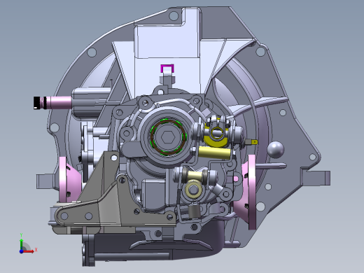 大众汽车手动变速器sw18可编辑前视缩略图