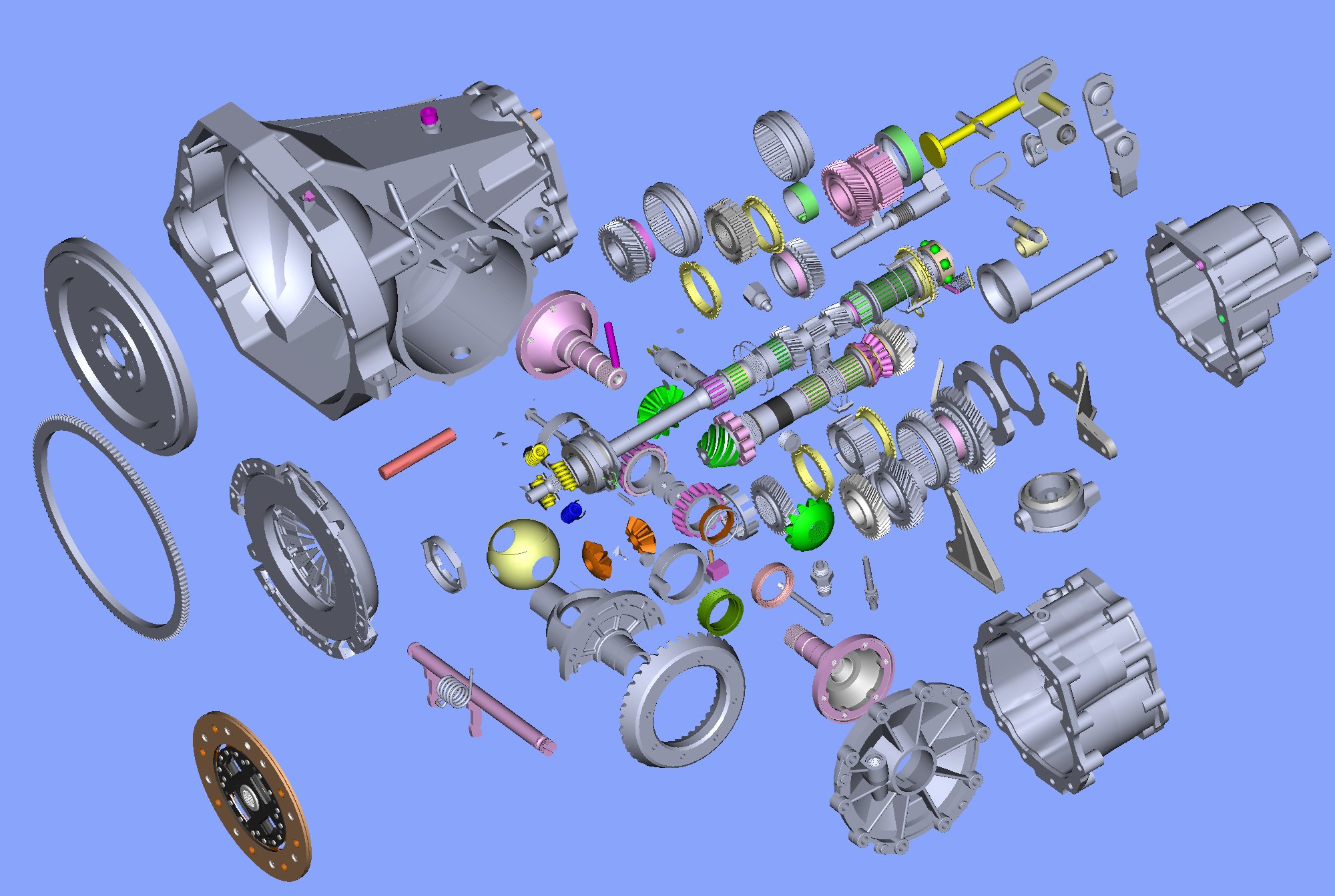 大众汽车手动变速器sw18可编辑