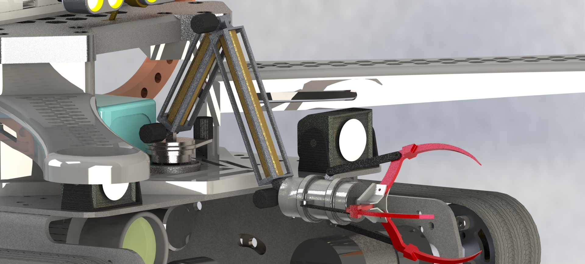 空陆两栖履带旋翼飞行器（sw18可编辑+说明书）