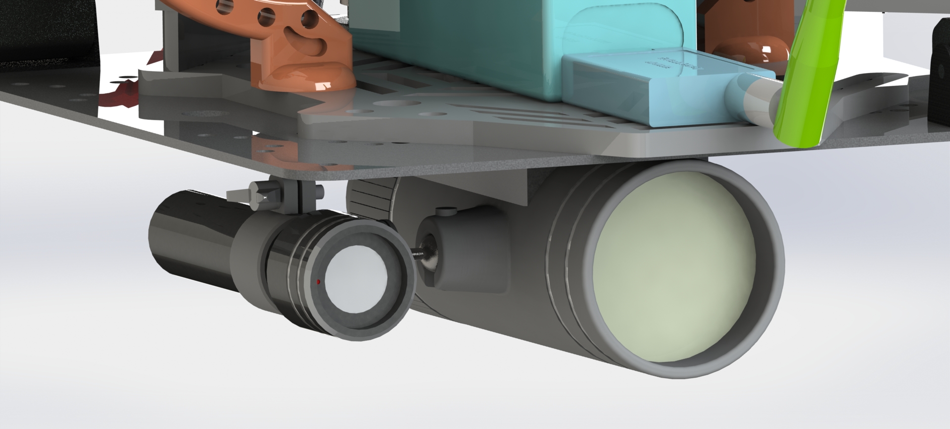 空陆两栖履带旋翼飞行器（sw18可编辑+说明书）