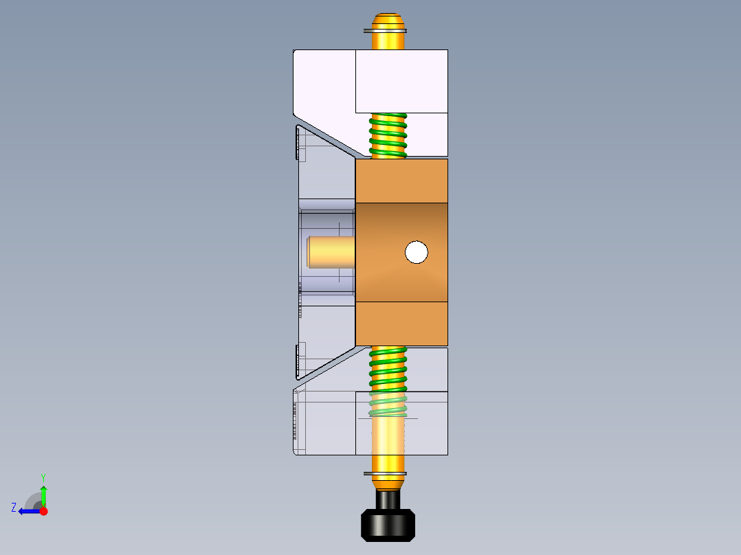 MSA-CNC1小件CNC工装夹具三维模型-190509右视图