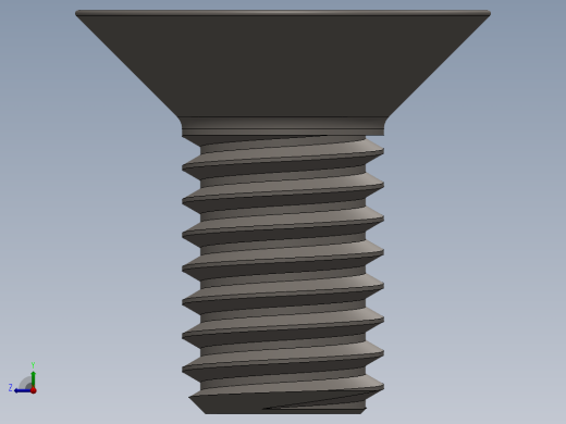 Screw_ISO_10642_M6x12_A2.SLDPRT右视缩略图
