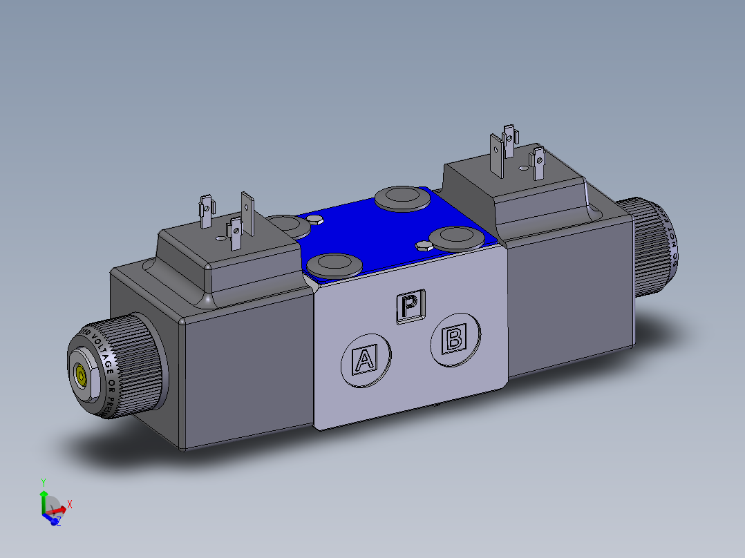 Continental Hydraulics-VSD03M_2_3_DIN液压元件主视图