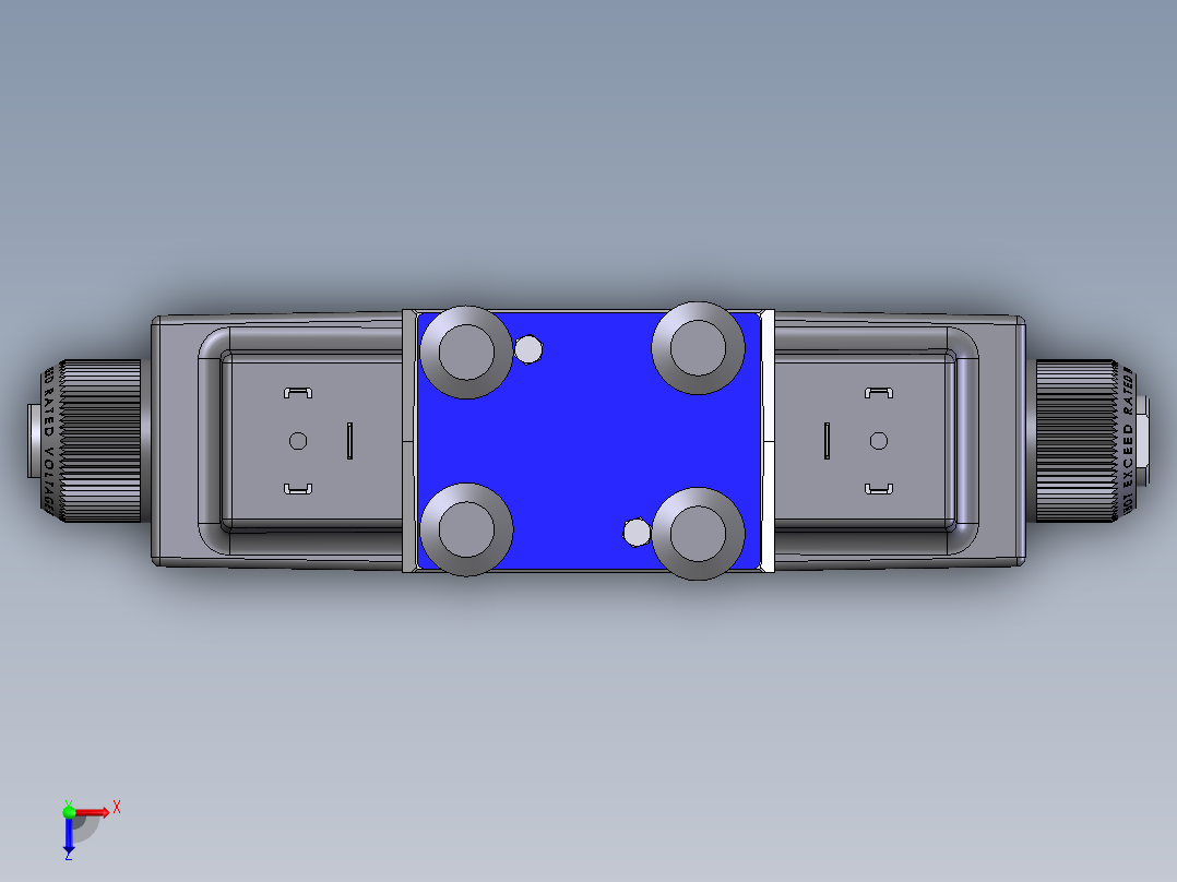 Continental Hydraulics-VSD03M_2_3_DIN液压元件俯视图