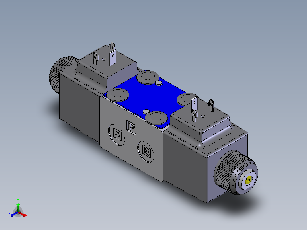 Continental Hydraulics-VSD03M_2_3_DIN液压元件正等轴测图