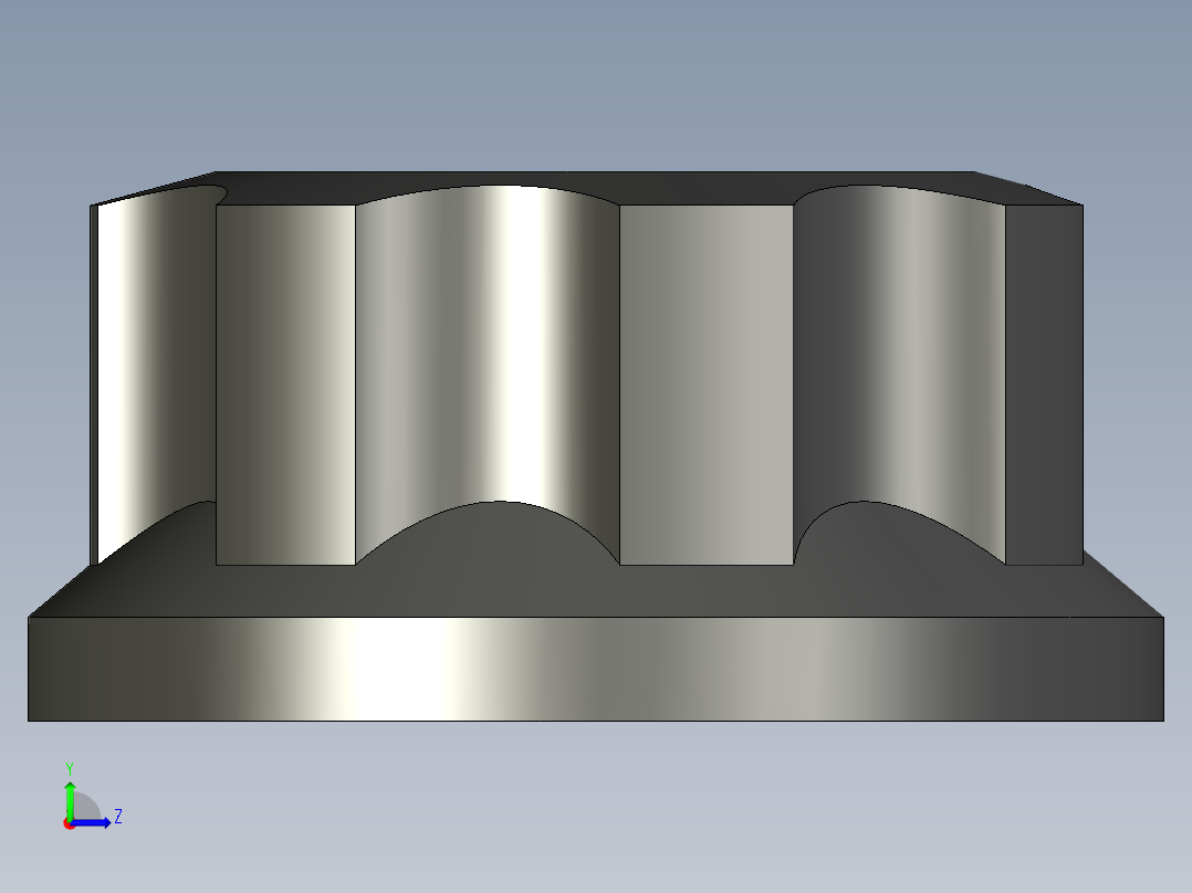 41009-4 旋钮左视图