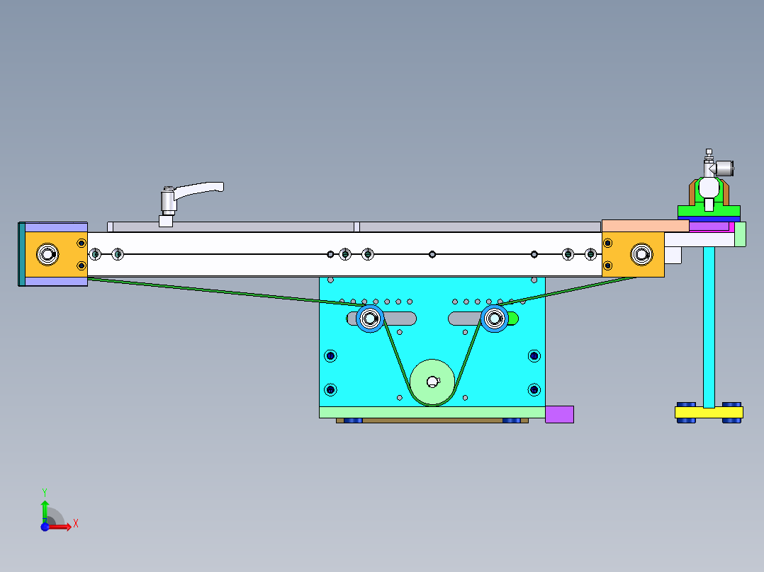 0.455米0.03米前视图