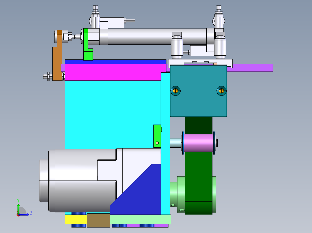 0.455米0.03米左视图