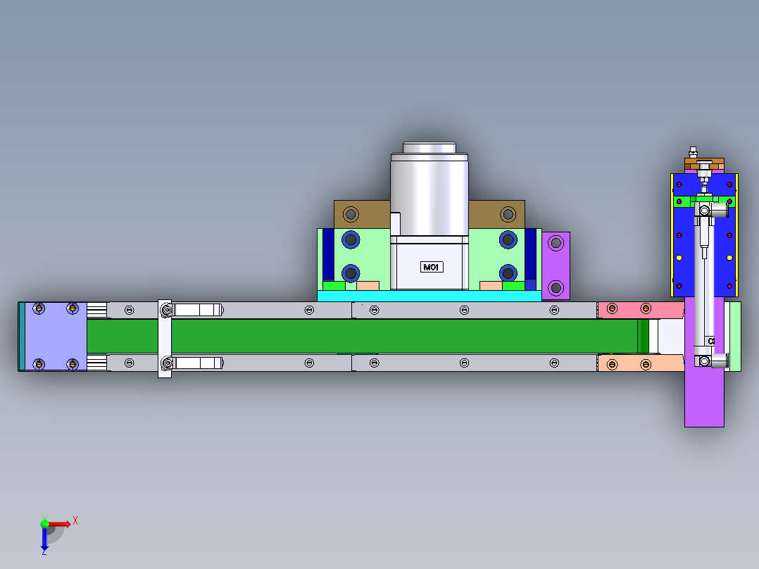0.455米0.03米俯视图