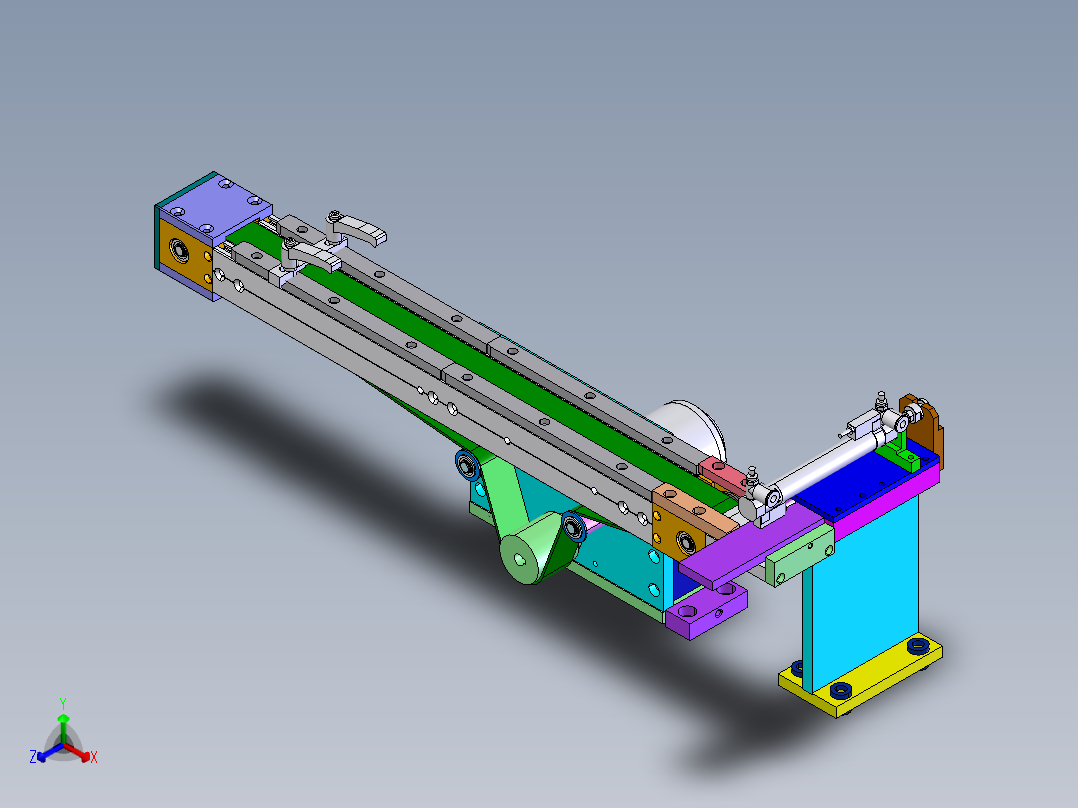 0.455米0.03米正等轴测图