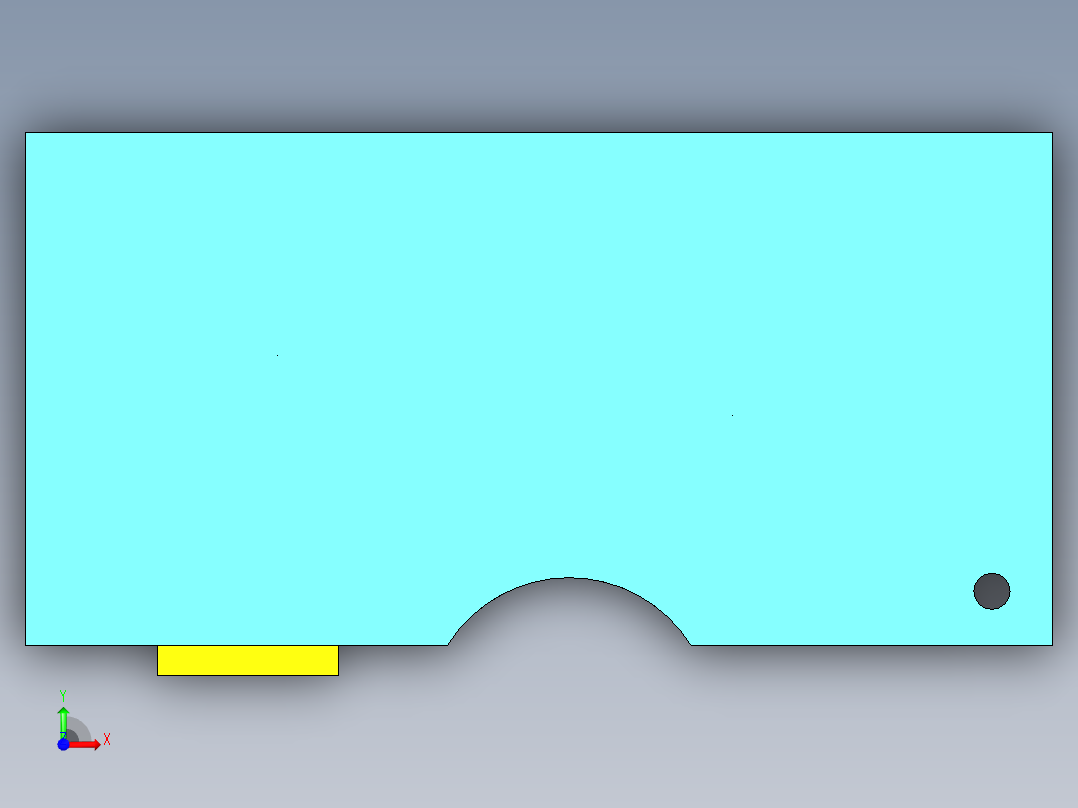 塑料浇灌模具设计前视图
