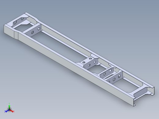 5.9米卡车车架-结构