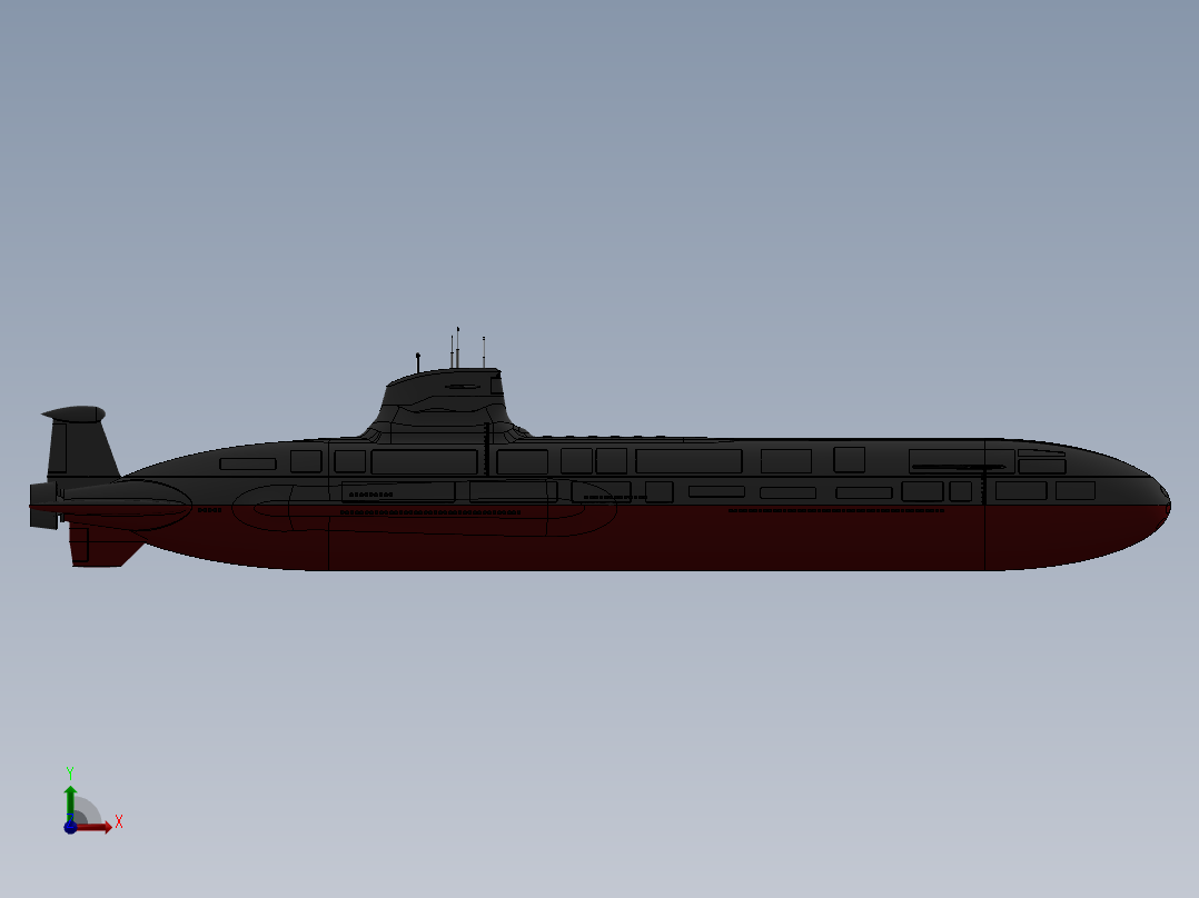 潜水艇(19)前视图