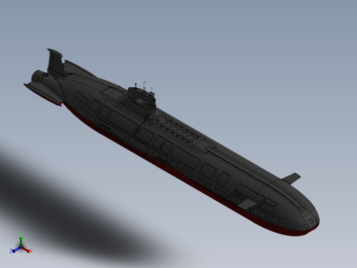 潜水艇(19)正等轴测缩略图