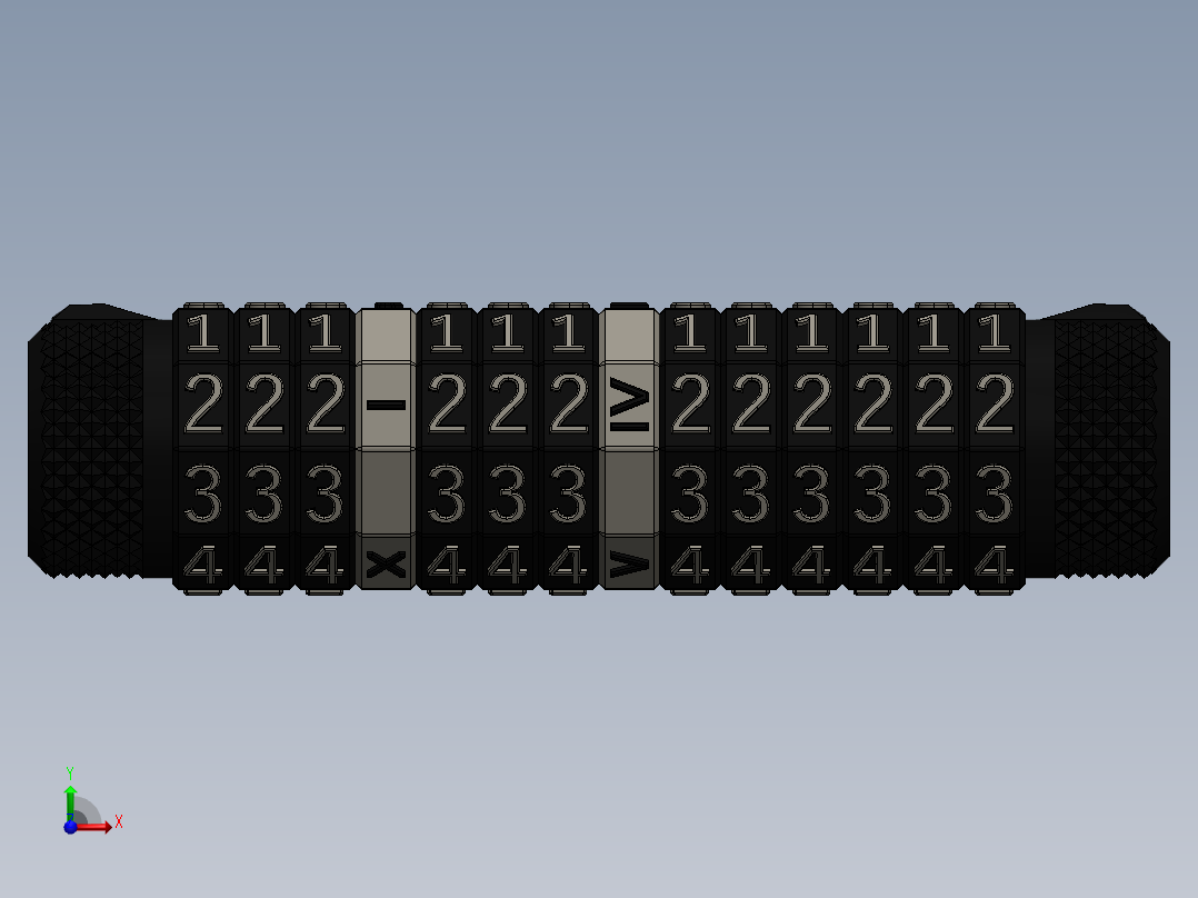 百位数学转盘玩具前视图