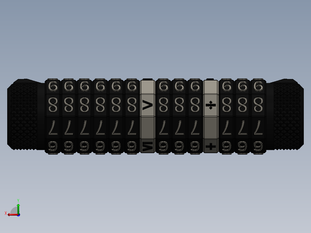 百位数学转盘玩具后视图