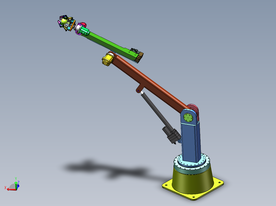 全自动摘果机械臂水果苹果采摘机械手