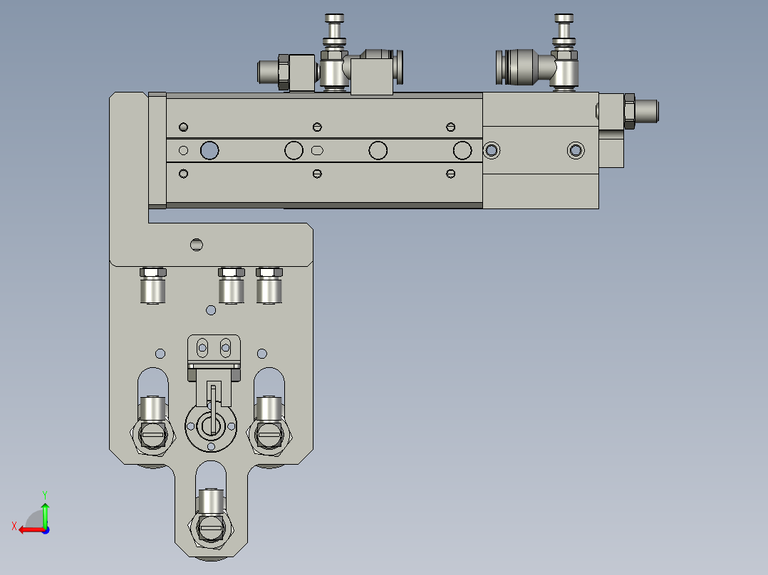 变距吸盘组件后视图