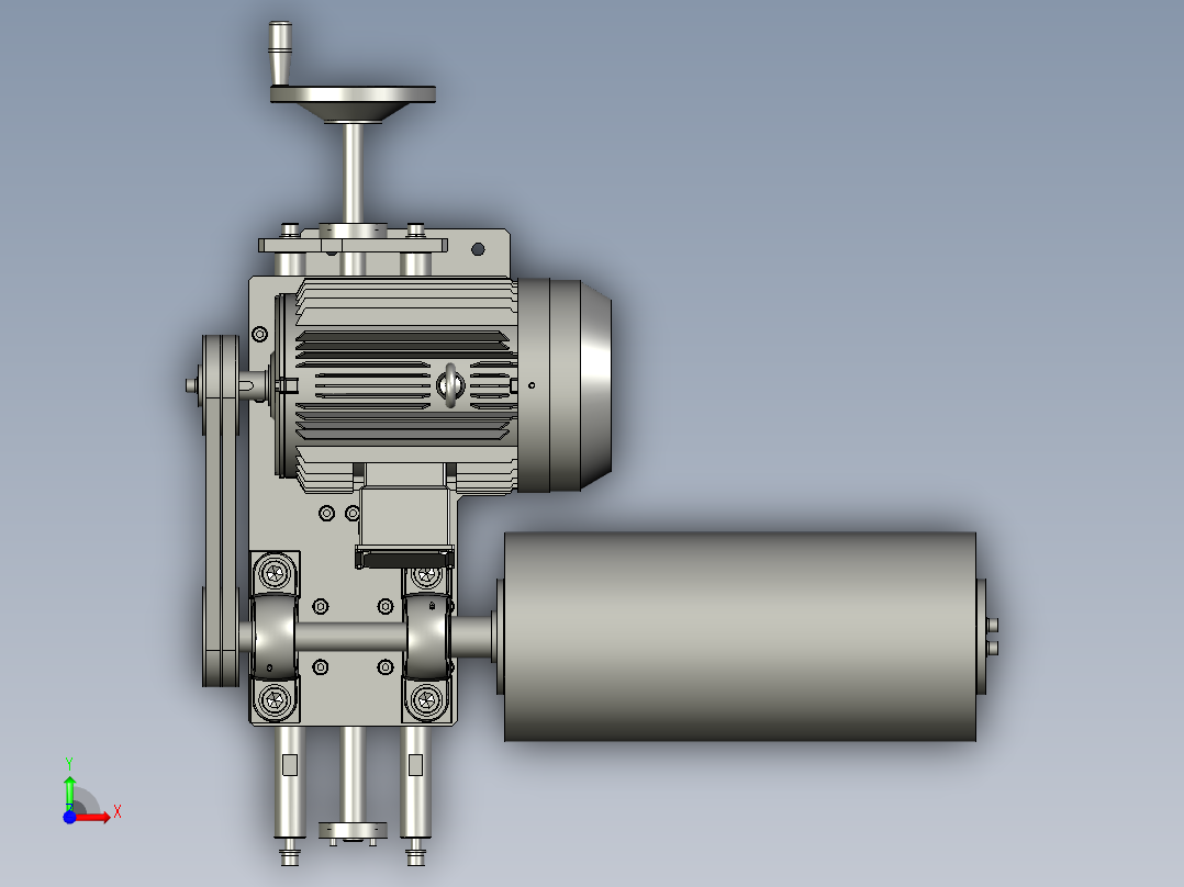 TJZDH-03-00拉丝部件前视图