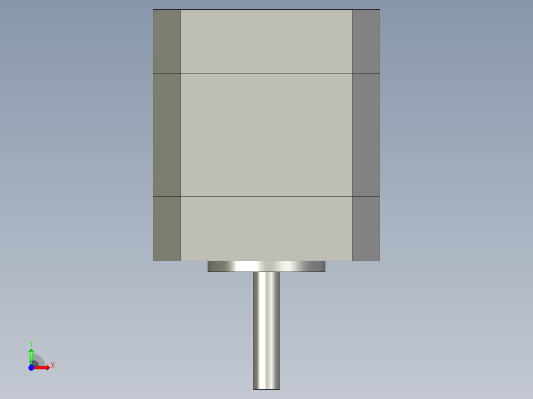 雷赛步进电机42HS03前视图