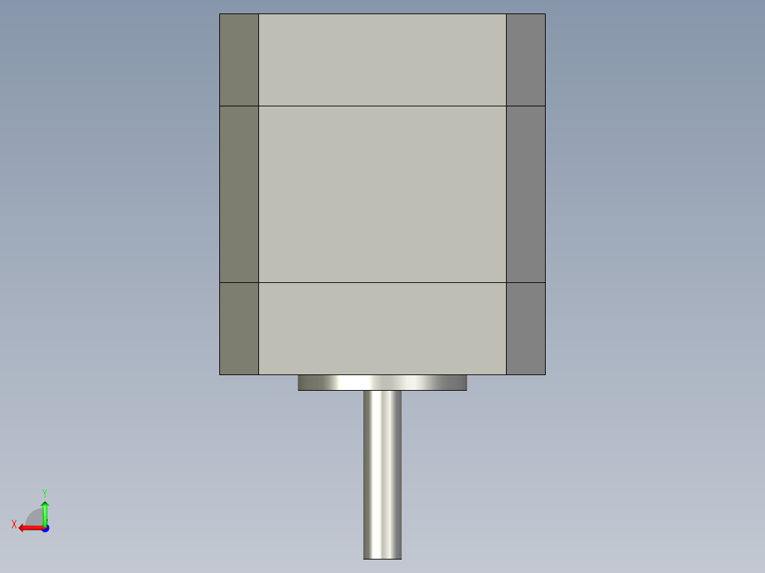 雷赛步进电机42HS03后视图