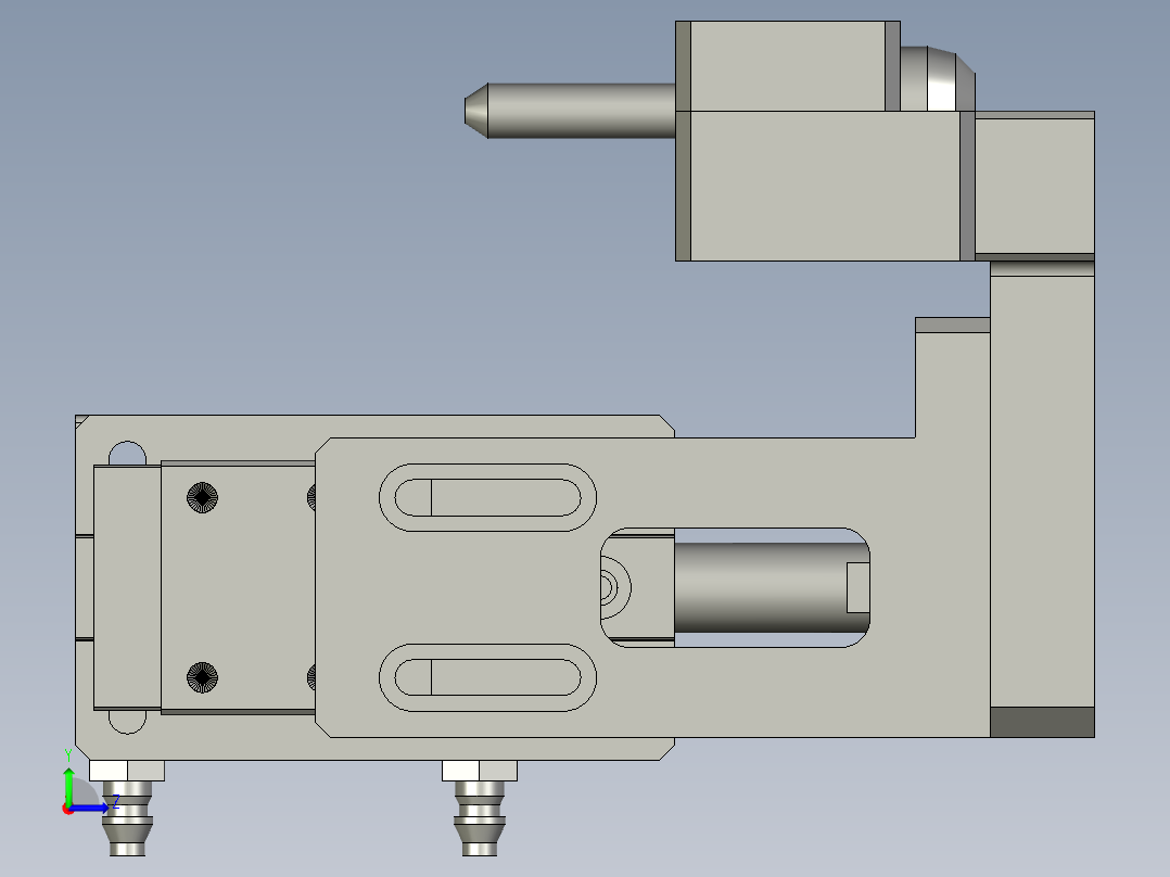 耳机检测组件左视图