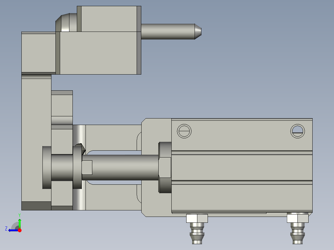 耳机检测组件右视图
