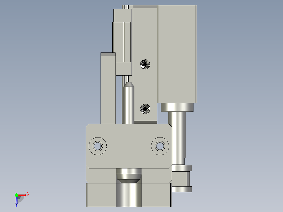 耳机检测组件俯视图