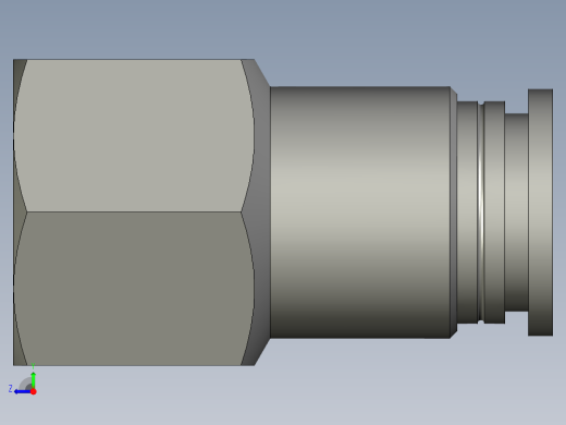 PCF-R气动管接头PCF8-02右视缩略图