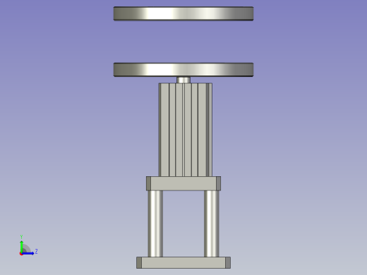料盘升降机构左视缩略图