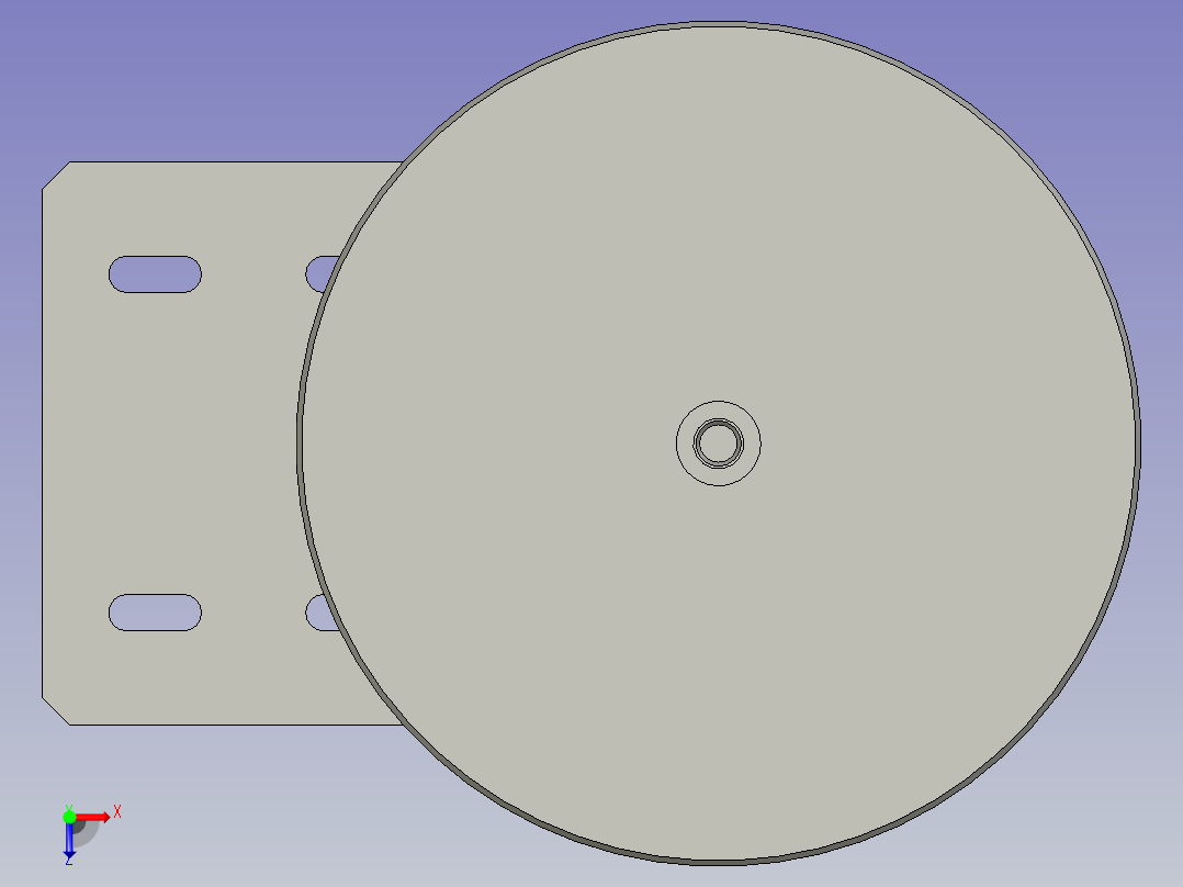 料盘升降机构俯视图