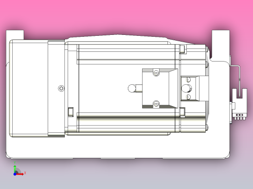 皮带直线轴半封闭可选导轨TPA-HNB-202D-140-L1900-ML-Y-P75-N3前视缩略图