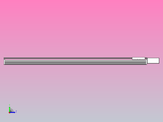 皮带直线轴半封闭可选导轨TPA-HNB-202D-140-L1900-ML-Y-P75-N3左视缩略图