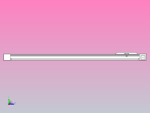 伺服电机集成皮带传动直线执行器TPA-OCB-80-140-L1350-DL-J60-N3左视缩略图