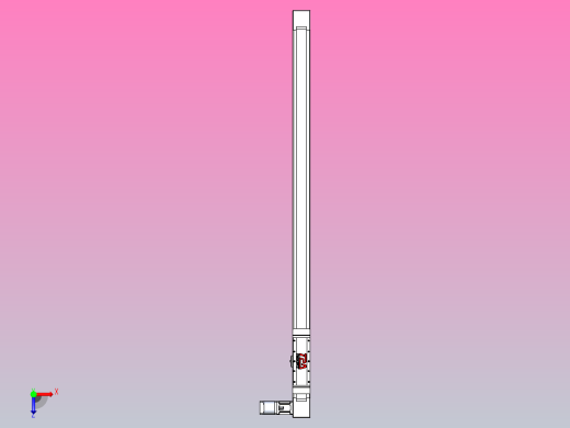 伺服电机集成皮带传动直线执行器TPA-OCB-80-140-L1350-DL-J60-N3俯视缩略图