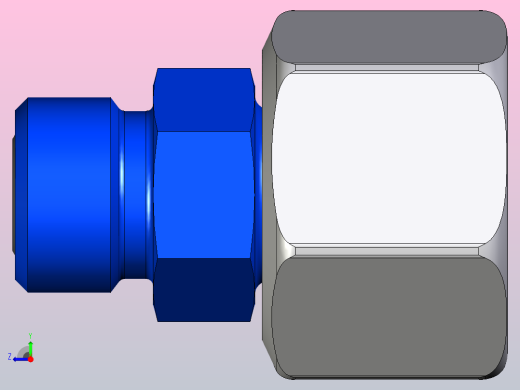 硬管连接用工业通用接头4-8s_lohu86-s右视缩略图